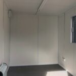 Office made from a 10ft shipping container