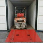 Shipping container ramps