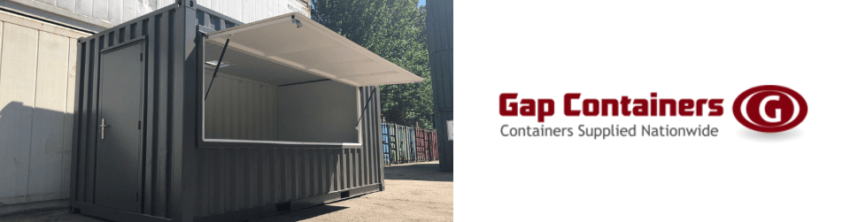 Shipping container conversions at Gap Containers