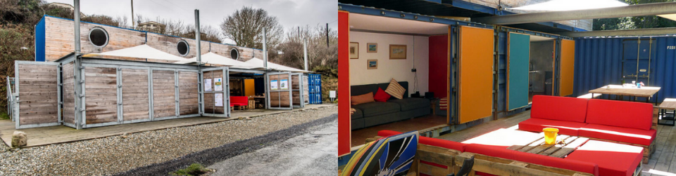 Shipping container holiday home