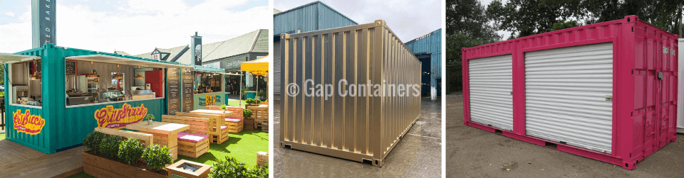 Container painting service at Gap Containers