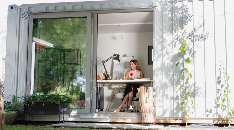 Example of shipping container offices