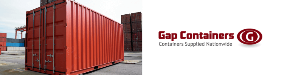 Low cost shipping container available at Gap Containers