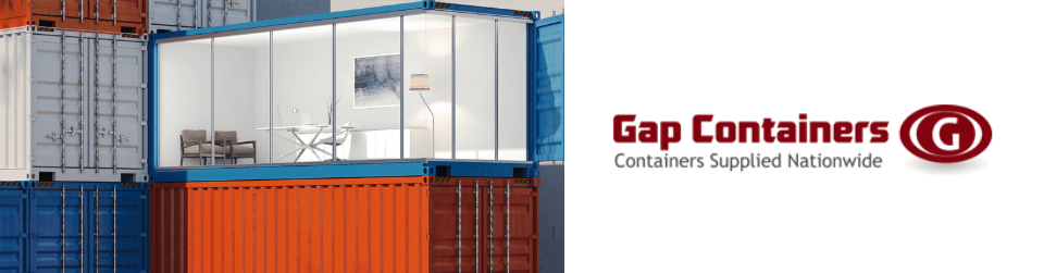 shipping container conversions at Gap