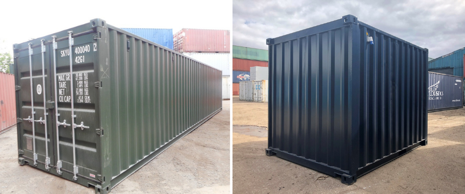 Shipping container sizes available at Gap Containers