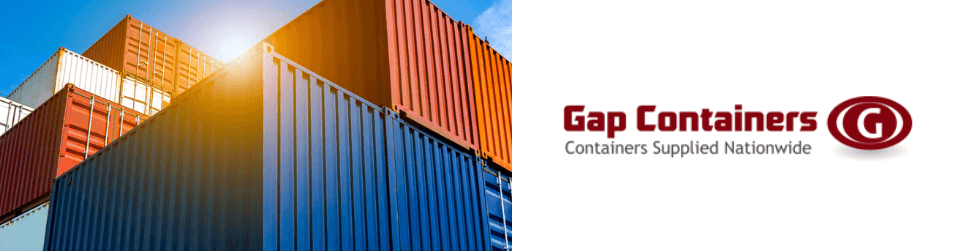 Shipping containers available at Gap Containers