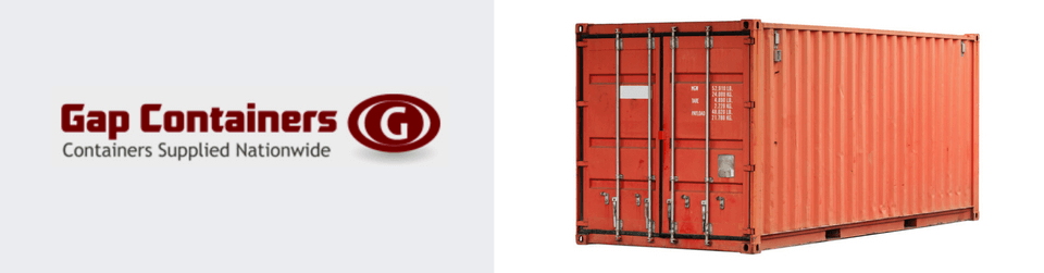 Used shipping containers available at Gap Containers